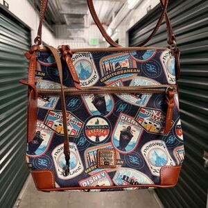 Dooney & Bourke Disney Cruise Line DCL Europe Itinerary Crossbody Bag